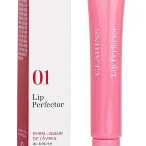 Clarins Natural Lip Perfector 01 Rose Shimmer   It’s Full Size 12ml/0.35 oz. New